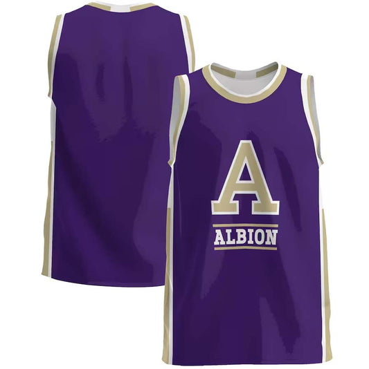 A.Britons Player Lightweight Basketball Jersey - Purple American College Jerseys