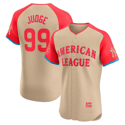 American League #99 Aaron Judge All-Star Game Elite Player Jersey - Cream Baseball Jerseys