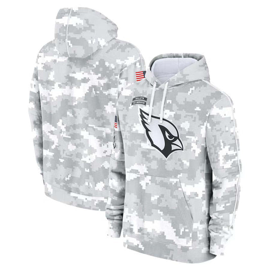 A.Cardinals Salute To Service Club Pullover Hoodie Cheap sale Birthday and gifts Stitched American Player Football Jerseys