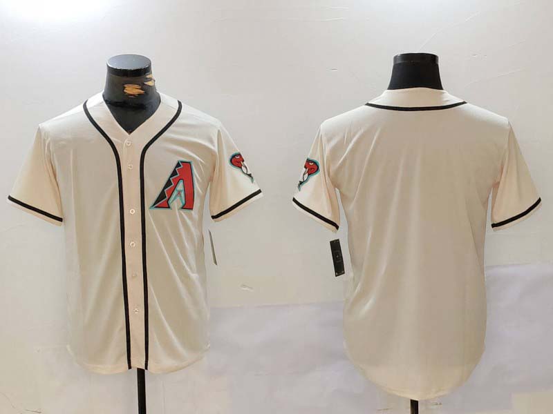 A.Diamondbacks Blank Player Cream Cool Base Limited Stitched Baseball Jerseys