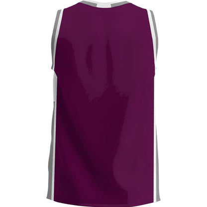 A.Little Rock Trojans Blank Player Lightweight Basketball Jersey - Maroon Stitched American College Jerseys