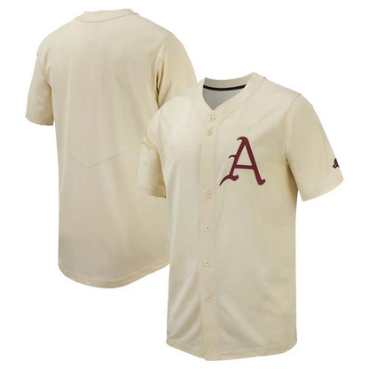 A.Razorbacks Blank Player Game Baseball Jersey - Cream Stitched American College Jerseys