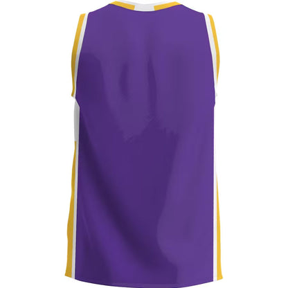 A.Eagles Blank Player Lightweight Game Basketball Jersey - Purple American College Jerseys