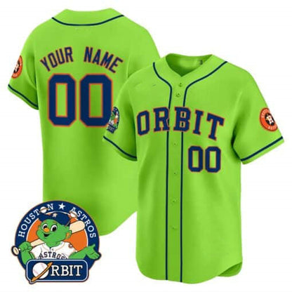 Custom H.Astros Orbit Patch Vapor Premier Limited – All Stitched Baseball Jerseys