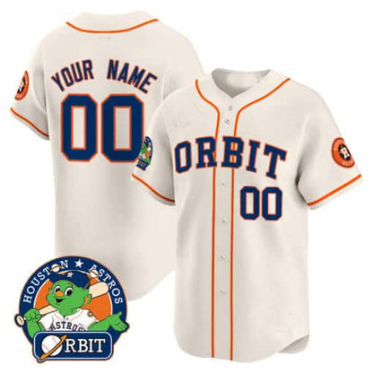 Custom H.Astros Orbit Patch Vapor Premier Limited – All Stitched Baseball Jerseys