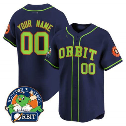 Custom H.Astros Orbit Patch Vapor Premier Limited – All Stitched Baseball Jerseys