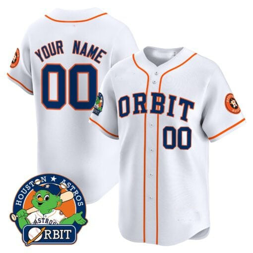 Custom H.Astros Orbit Patch Vapor Premier Limited – All Stitched Baseball Jerseys