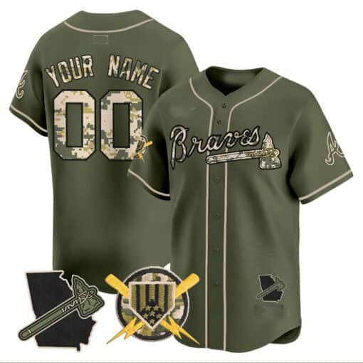 Custom A.Braves Armed Forces Day Vapor Premier Limited – All Stitched Baseball Jerseys