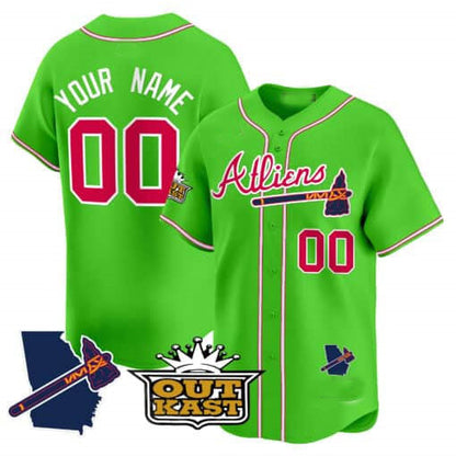 Custom A.Braves Atliens Vapor Premier Limited V2 – All Stitched Baseball Jerseys