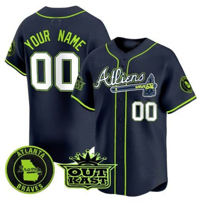 Custom A.Braves Atliens Vapor Premier Limited – All Stitched Baseball Jerseys