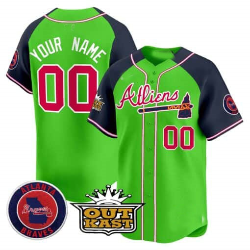 Custom A.Braves Atliens Vapor Premier Limited – All Stitched Baseball Jerseys