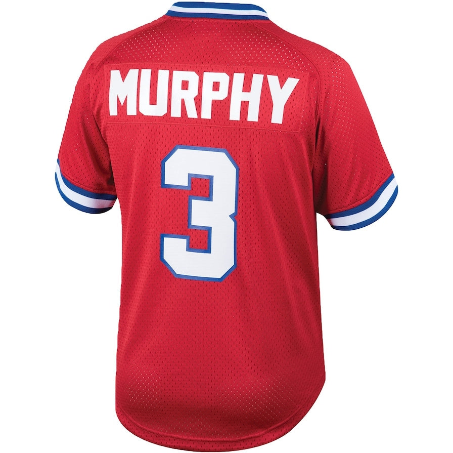 A.Braves #3 Dale Murphy Player Mitchell & Ness Mesh Batting Practice Baseball Jerseys - Red