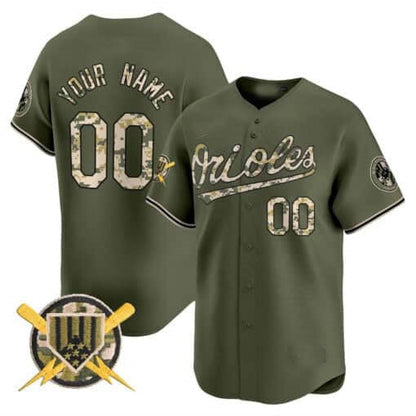 Custom B.Orioles Armed Forces Day Vapor Premier Limited – All Stitched Baseball Jerseys