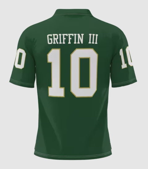 B.Bears #10 Robert Griffin III Player Football Game Jersey - Green Stitched American College Jerseys