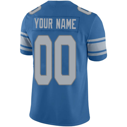 Custom D.Lions Blue Personalized Design Your Own Name and Number for Men Women Youth Jerseys