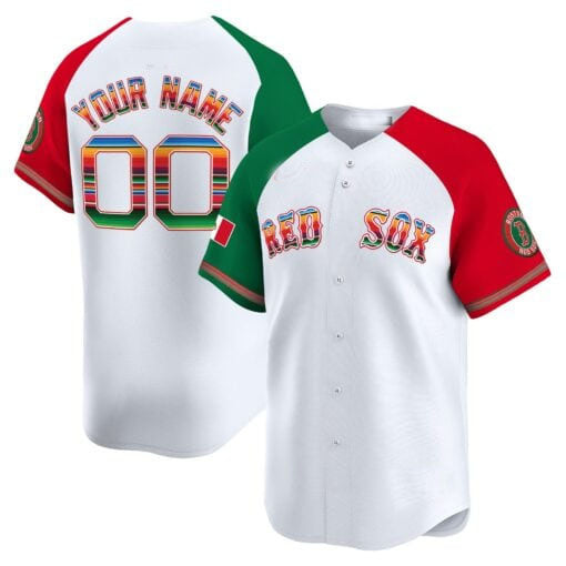 Custom B.Red Sox Mexico Vapor Premier Limited Jersey– All Stitched Baseball Jerseys