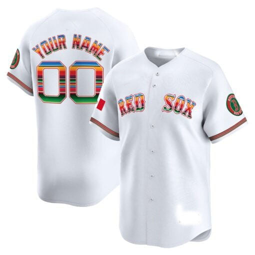 Custom B.Red Sox Mexico Vapor Premier Limited– All Stitched Baseball Jerseys