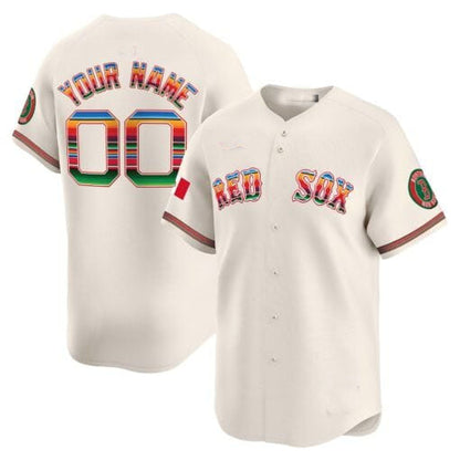 Custom B.Red Sox Mexico Vapor Premier Limited– All Stitched Baseball Jerseys