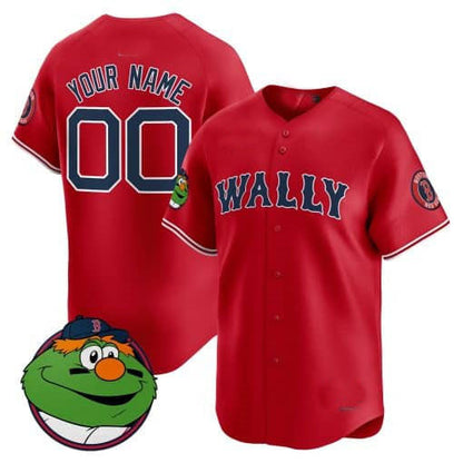 Custom B.Red Sox Wally Vapor Premier Limited– All Stitched Baseball Jerseys