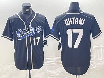 LA.Dodgers #17 Shohei Ohtani Player Game Jersey Stitched Baseball Jerseys