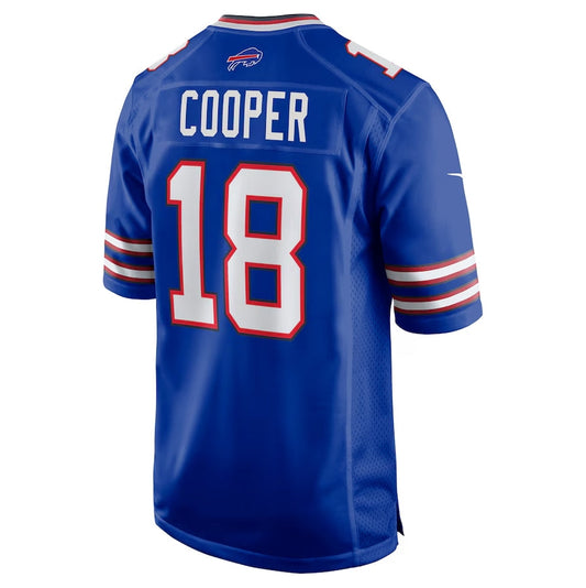 B.Bills #18 Amari Cooper Player Royal Game Jersey American Stitched Football Jerseys