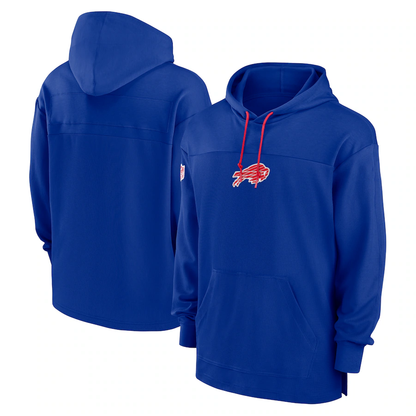 B.Bills Salute To Service Club Pullover Hoodie Player Birthday and Christmas gifts Stitched American Football Jerseys