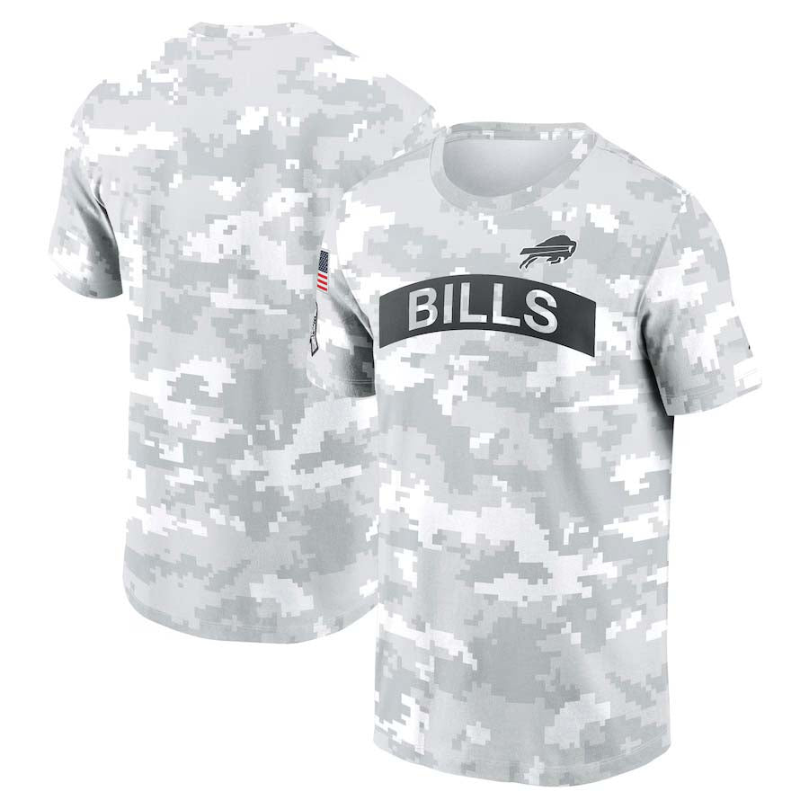 B.Bills Salute To Service Club Pullover T-Shirt Player Jersey -Stitched American Football Jerseys