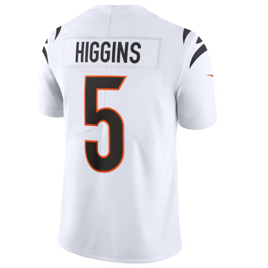 C.Bengals #5 Tee Higgins Player White Vapor Untouchable Limited Jersey American Stitched Football Jerseys