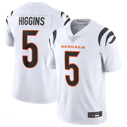 C.Bengals #5 Tee Higgins Player White Vapor Untouchable Limited Jersey American Stitched Football Jerseys