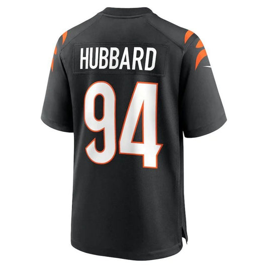 C.Bengals #94 Sam Hubbard Player Black Game Jersey Stitched American Football Jerseys