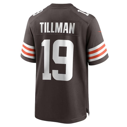 C.Browns #19 Cedric Tillman Player Brown Game Stitched American Football Jerseys