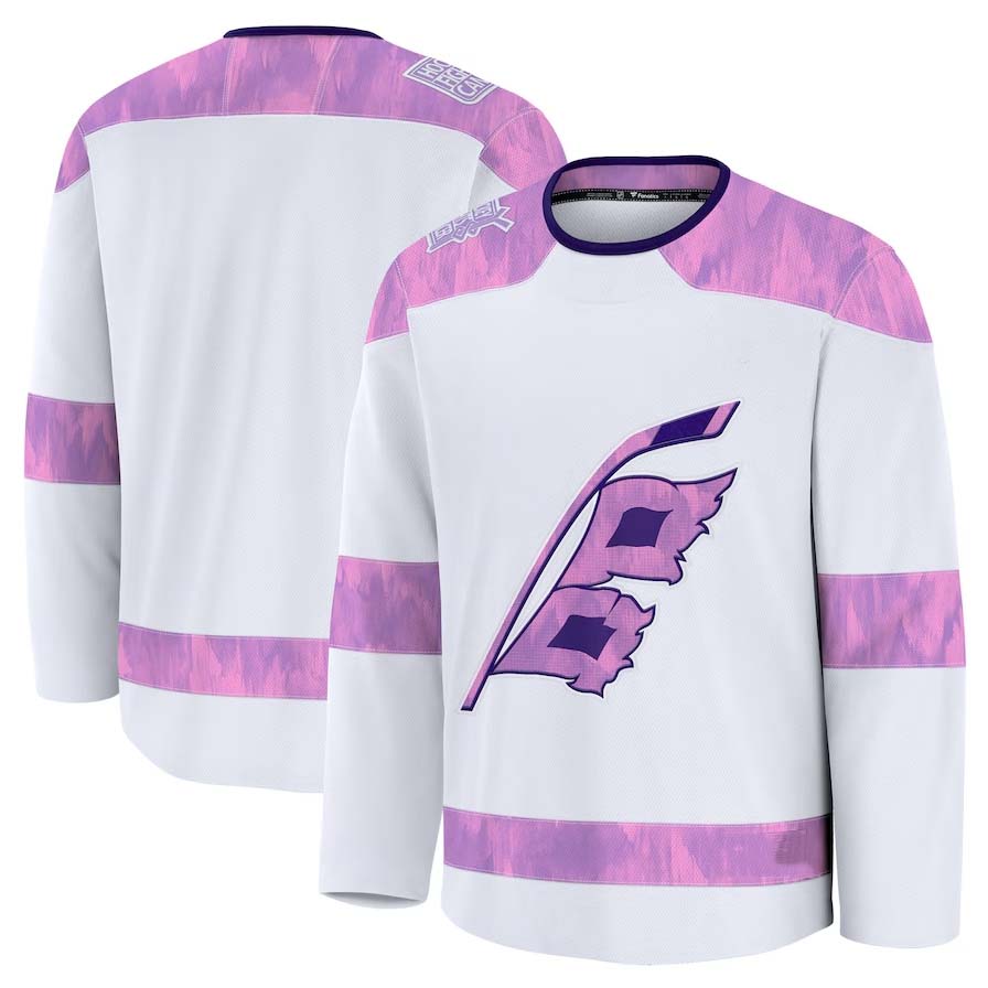 C.Hurricanes Fanatics Blank Player Hockey Game Jersey - White Stitched American Hockey Jerseys