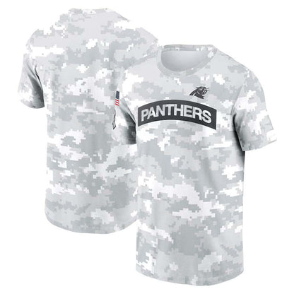 C.Panthers Salute To Service Club Pullover T-Shirt Player Jersey -Stitched American Football Jerseys