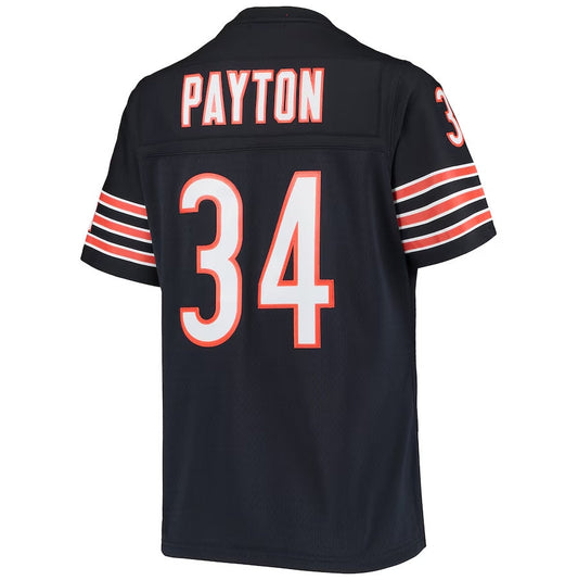 C.Bears #34 Walter Payton Legacy Replica Player Game Jersey - Navy American Football Jerseys