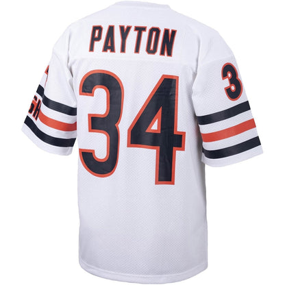 C.Bears #34 Walter Payton Player Replica Game Jersey - White American Football Jerseys