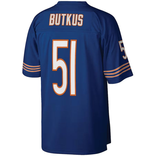 C.Bears #51 Dick Butkus Legacy Replica Player Jersey - Navy American Football Jerseys