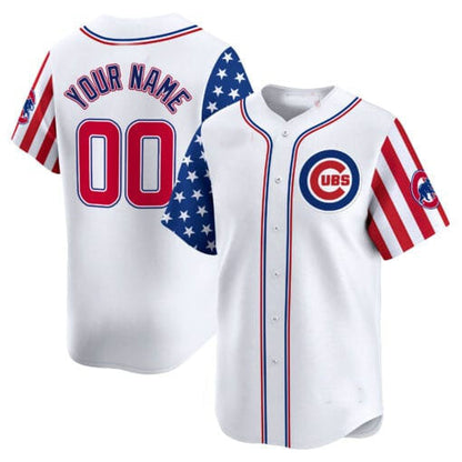 Custom C.Cubs Independence Day Vapor Premier Limited– All Stitched Baseball Jerseys