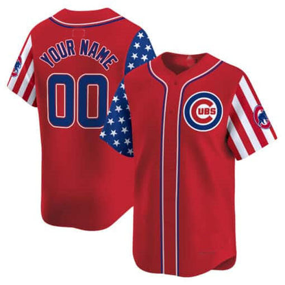 Custom C.Cubs Independence Day Vapor Premier Limited– All Stitched Baseball Jerseys