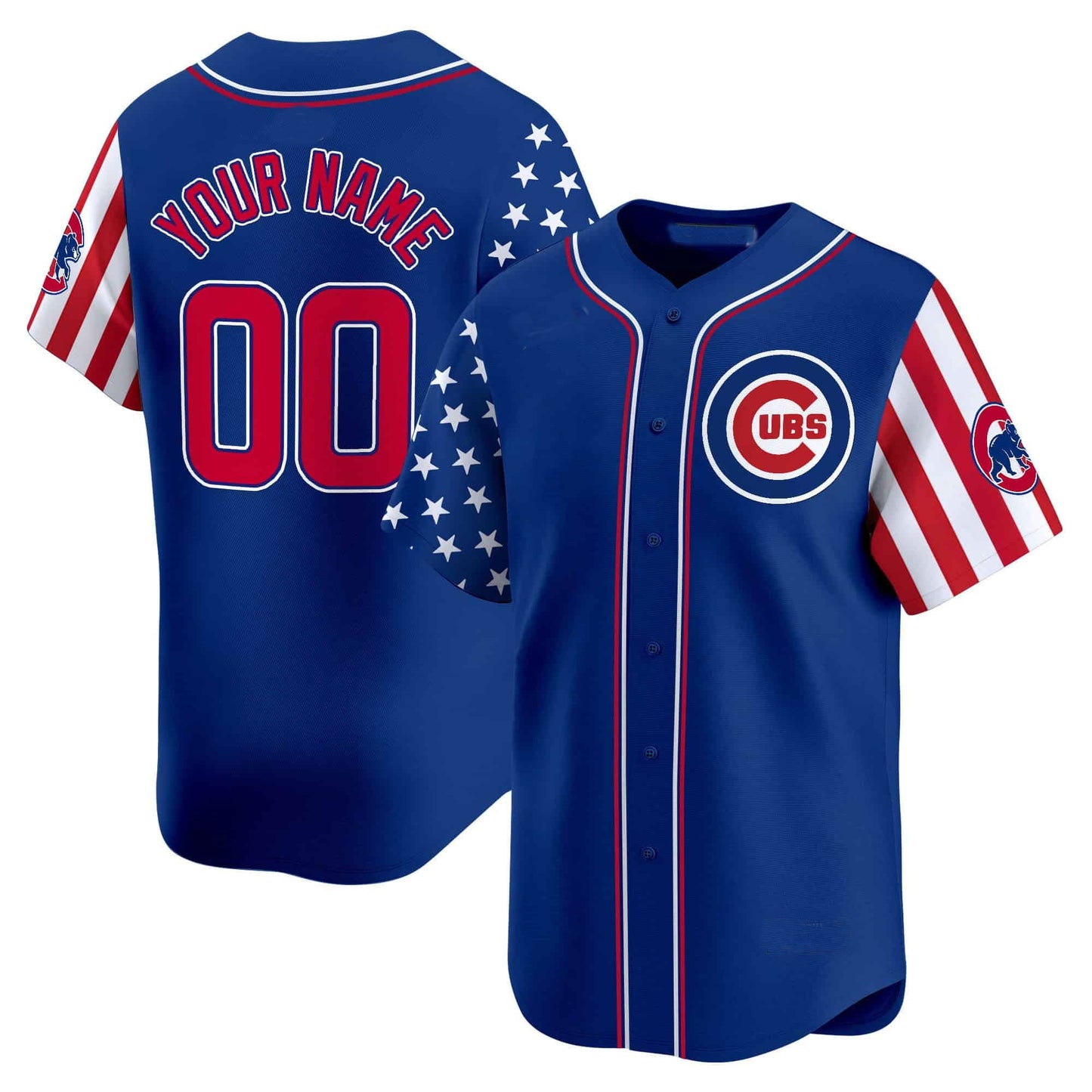 Custom C.Cubs Independence Day Vapor Premier Limited– All Stitched Baseball Jerseys