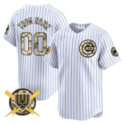 Custom C.Cubs Armed Forces Day Vapor Premier Limited– Stitched Baseball Jerseys