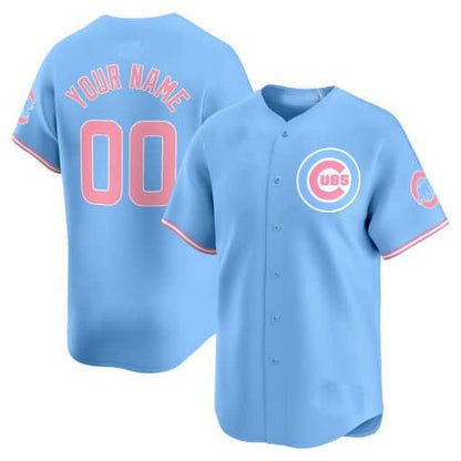 Custom C.Cubs Bubblegum Pink Vapor Premier Limited– Stitched Baseball Jerseys