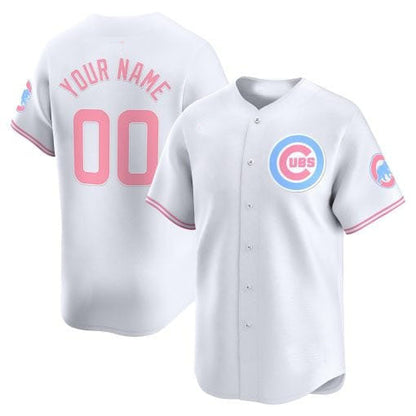 Custom C.Cubs Bubblegum Pink Vapor Premier Limited– Stitched Baseball Jerseys