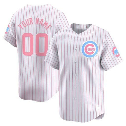 Custom C.Cubs Bubblegum Pink Vapor Premier Limited– Stitched Baseball Jerseys