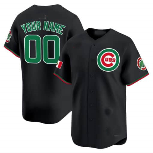 Custom C.Cubs Mexico Vapor Premier Limited V3– Stitched Baseball Jerseys