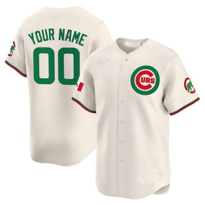 Custom C.Cubs Mexico Vapor Premier Limited V3– Stitched Baseball Jerseys