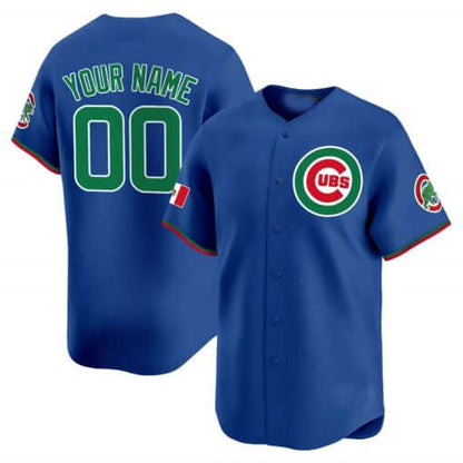 Custom C.Cubs Mexico Vapor Premier Limited V3– Stitched Baseball Jerseys