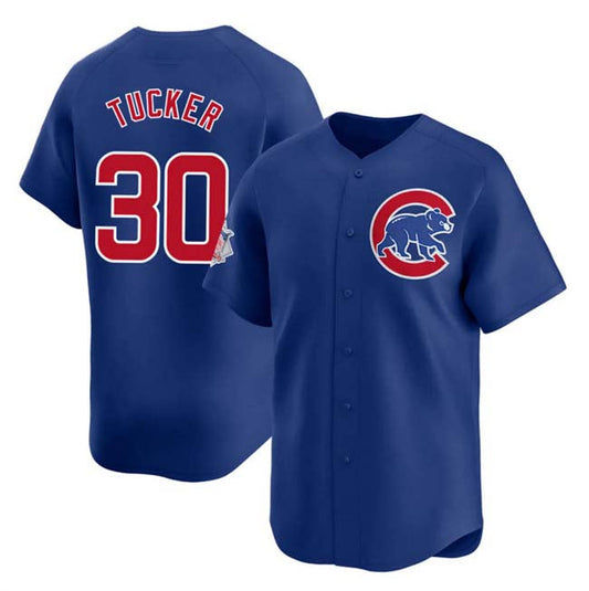 C.Cubs #30 Kyle Tucker Player Royal 2025 Limited Stitched Baseball Jerseys