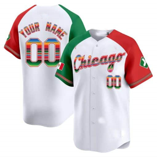 Custom CWhite Sox Mexico Vapor Premier Limited V3 – Stitched Baseball Jerseys