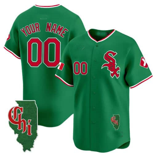 Custom C.White Sox Mexico Vapor Premier Limited – Illinois Patch –Stitched Baseball Jerseys