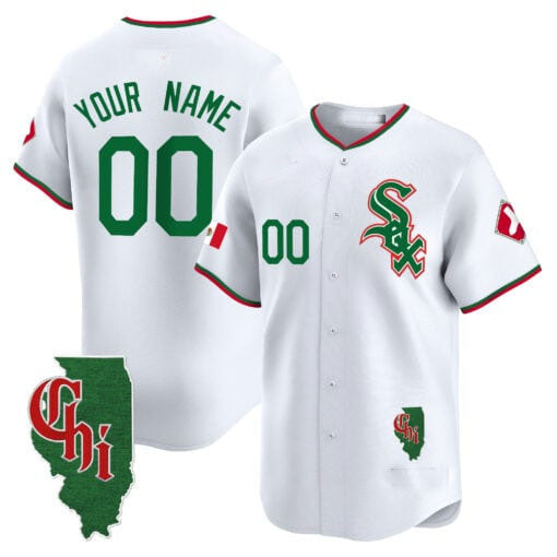 Custom C.White Sox Mexico Vapor Premier Limited Jersey –Stitched Baseball Jerseys